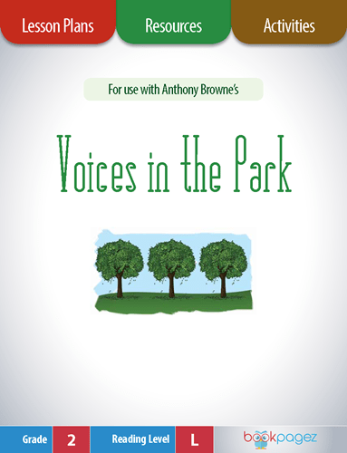 The cover for Voices in the Park Lesson Plans and Teaching Resources