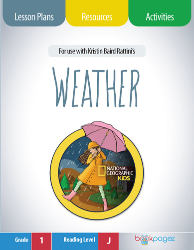 The cover for Weather Lesson Plans and Teaching Resources