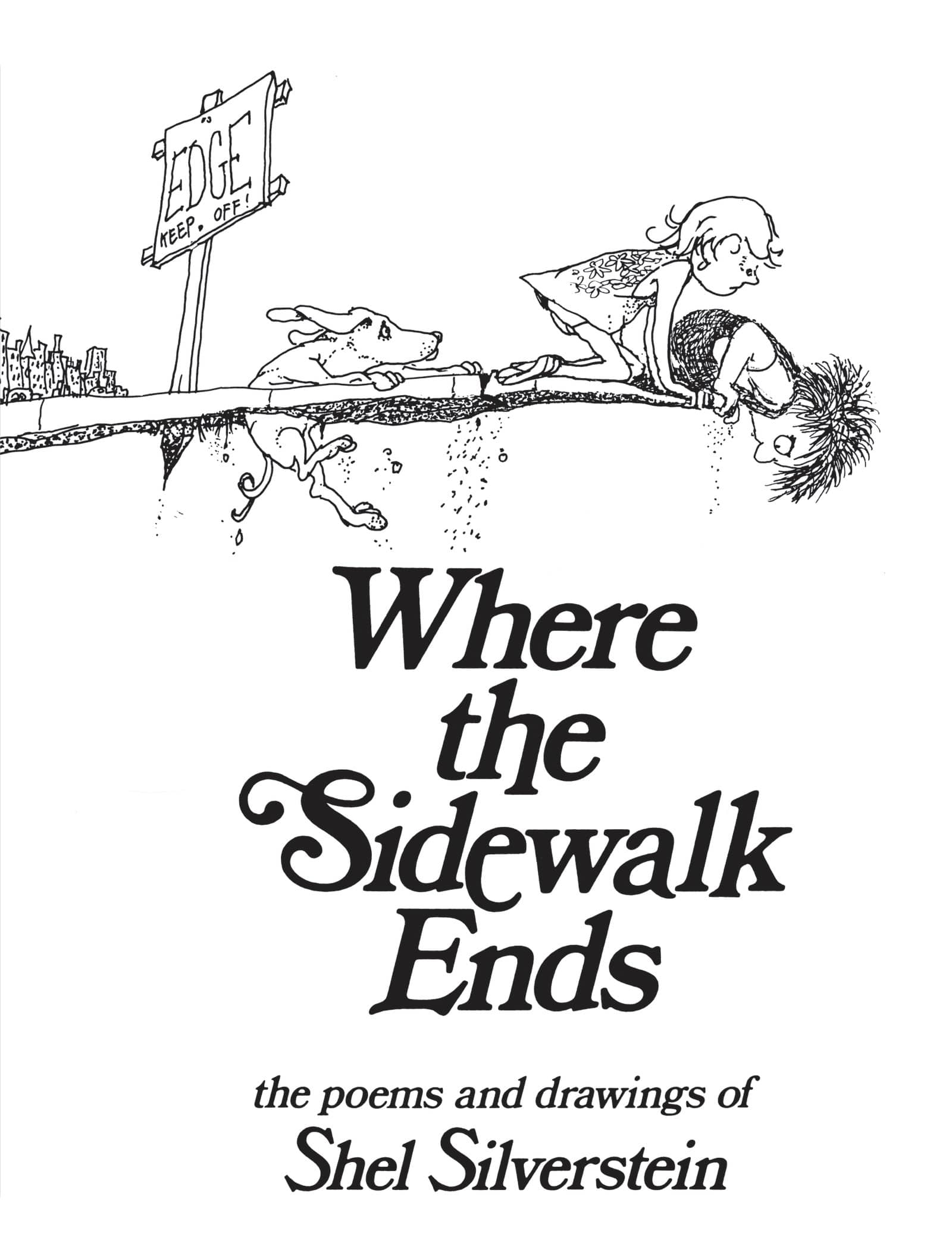 The cover for the book Where the Sidewalk Ends