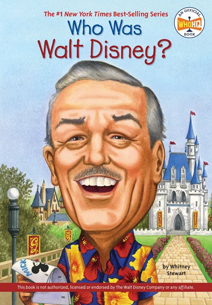 The cover for the book Who Was Walt Disney?