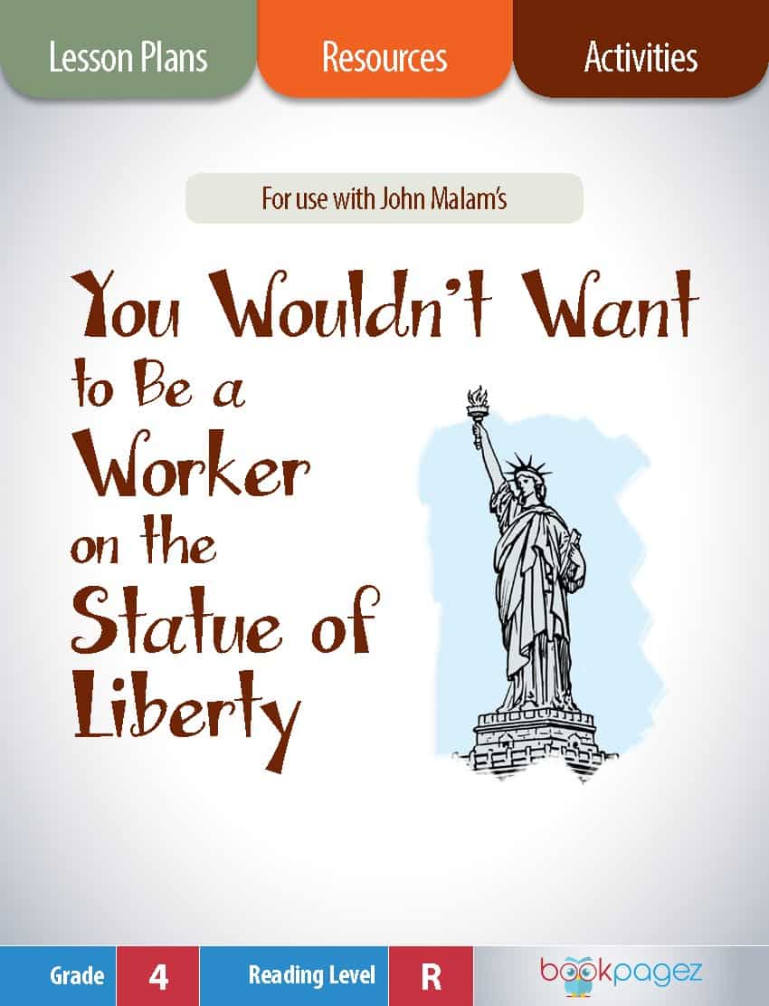 The cover for You Wouldn't Want to Be a Worker on the Statue of Liberty Lesson Plans and Teaching Resources