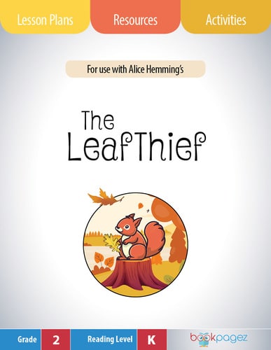 Package cover for the book The Leaf Thief