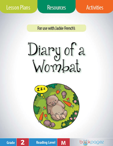 The cover for Diary of a Wombat Lesson Plans and Teaching Resources